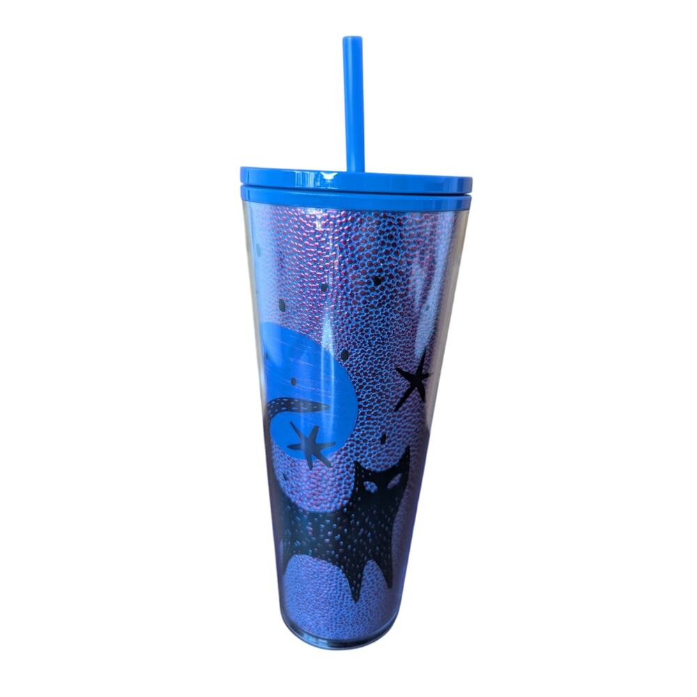 Starbucks 2020 Halloween Black Cat Moon Venti 24oz Tumbler